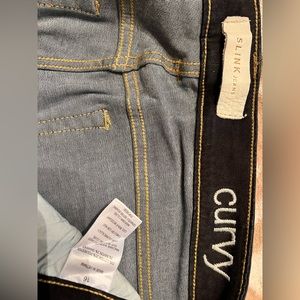 Slink Jeans Curvy size 16 straight cut.